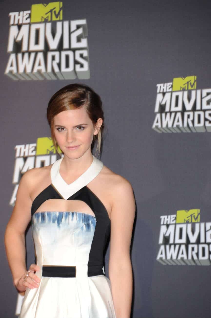 Emma Watson Radiates Beauty in Mini Dress at MTV Video Music Awards in LA