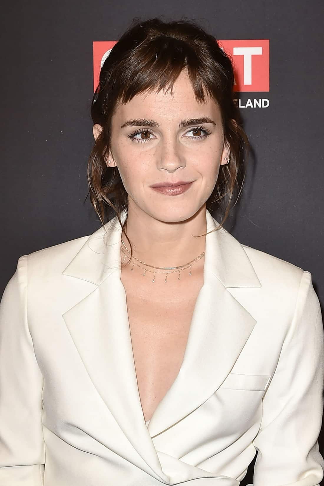 Emma Watson Wore a Glamorous Osman Suit at BAFTA Tea Party in Los Angeles