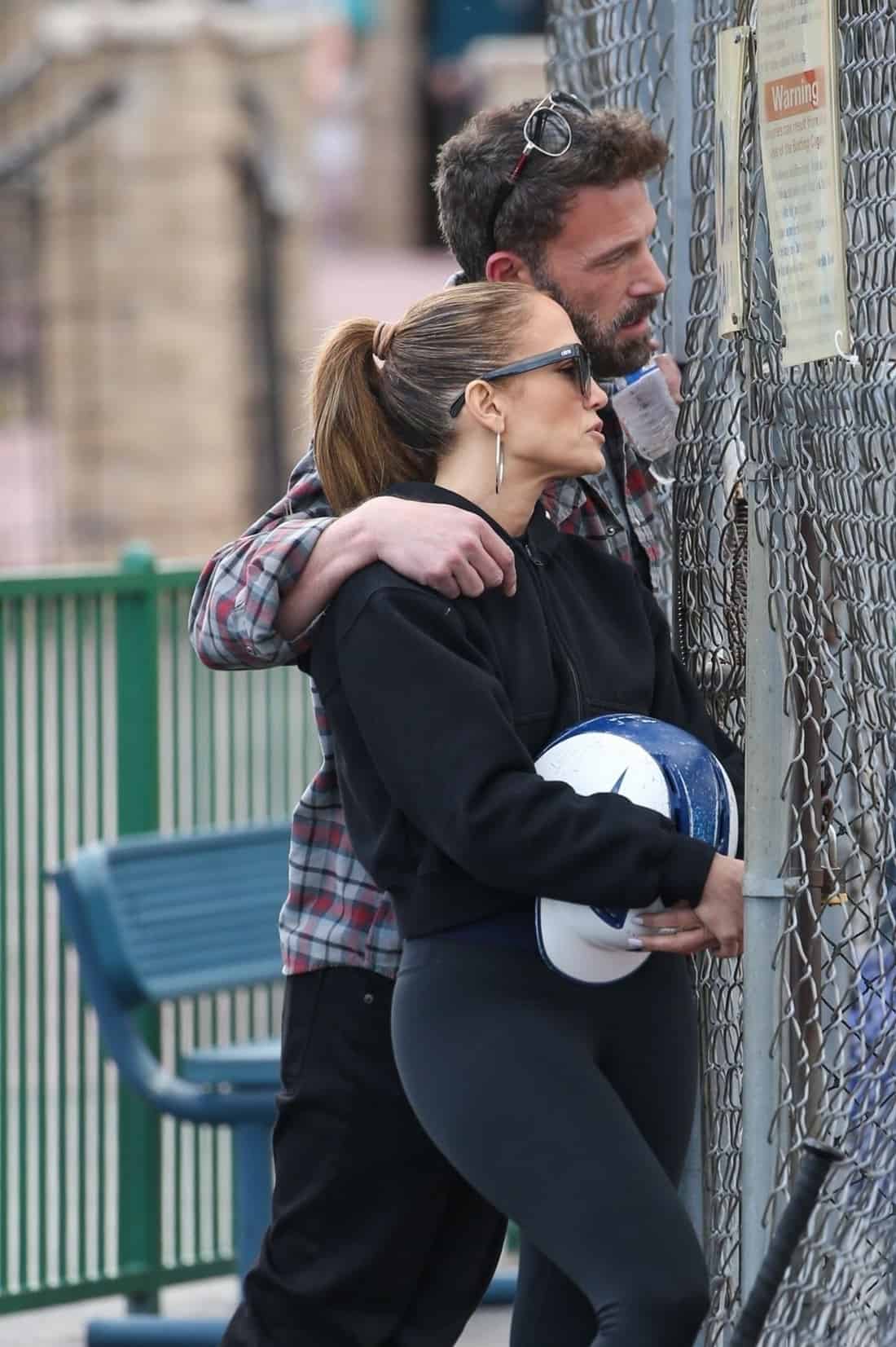 Jennifer Lopez Swings and Misses at the Batting Cage on a Date with Affleck