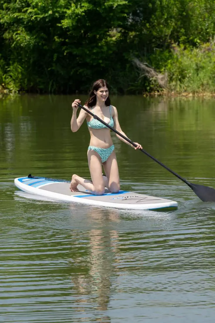 Alexandra Daddario Flaunts her Figure in a Bikini at the River in Louisiana