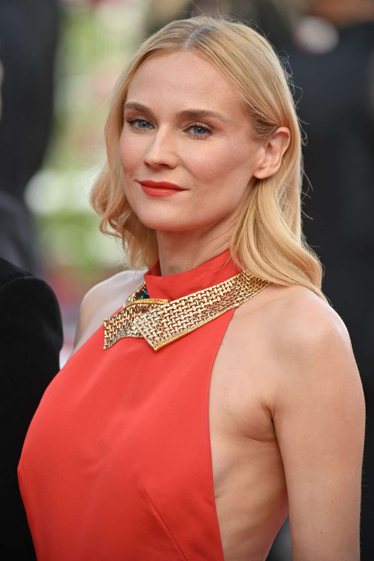 Diane Kruger Oozes Glamour in Red Gown at the 2022 Cannes Film Festival