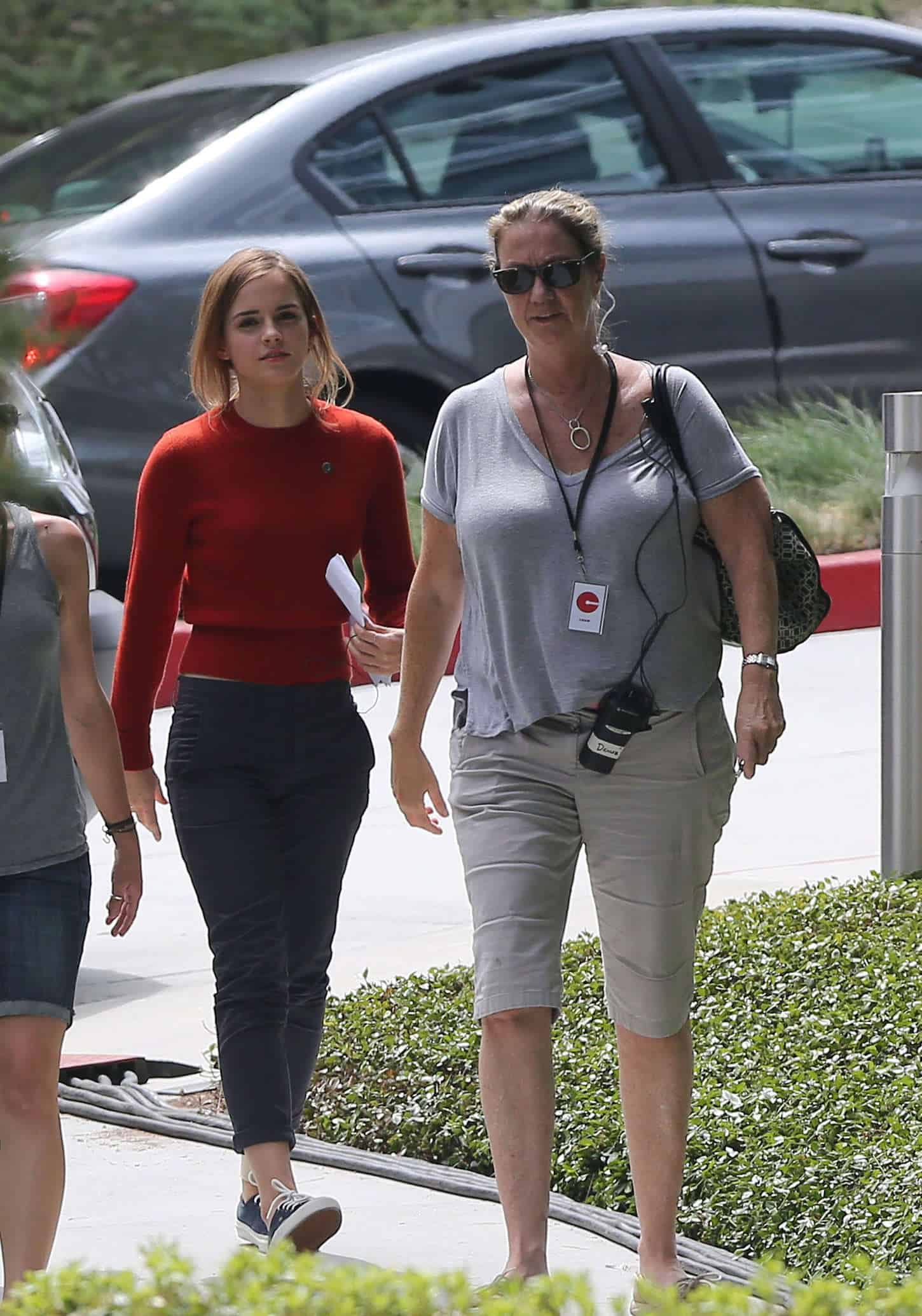 Emma Watson Looked Incredibly Beautiful on the Set of "The Circle" in LA