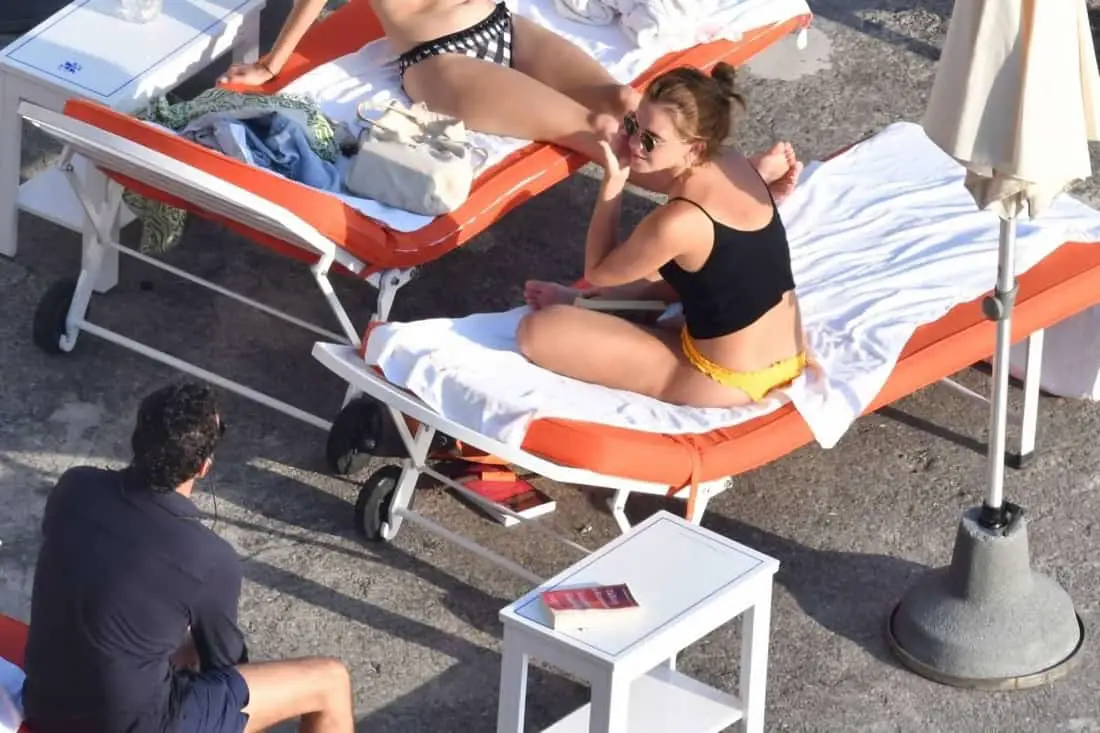 Emma Watson Looks Breathtaking in a Mismatched Bikini at the Beach in Italy