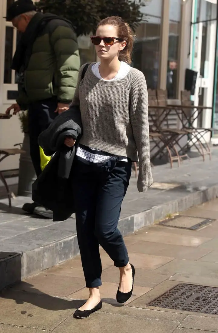 Emma Watson Rocked a Casual Chic Style as She Doing Errands in London