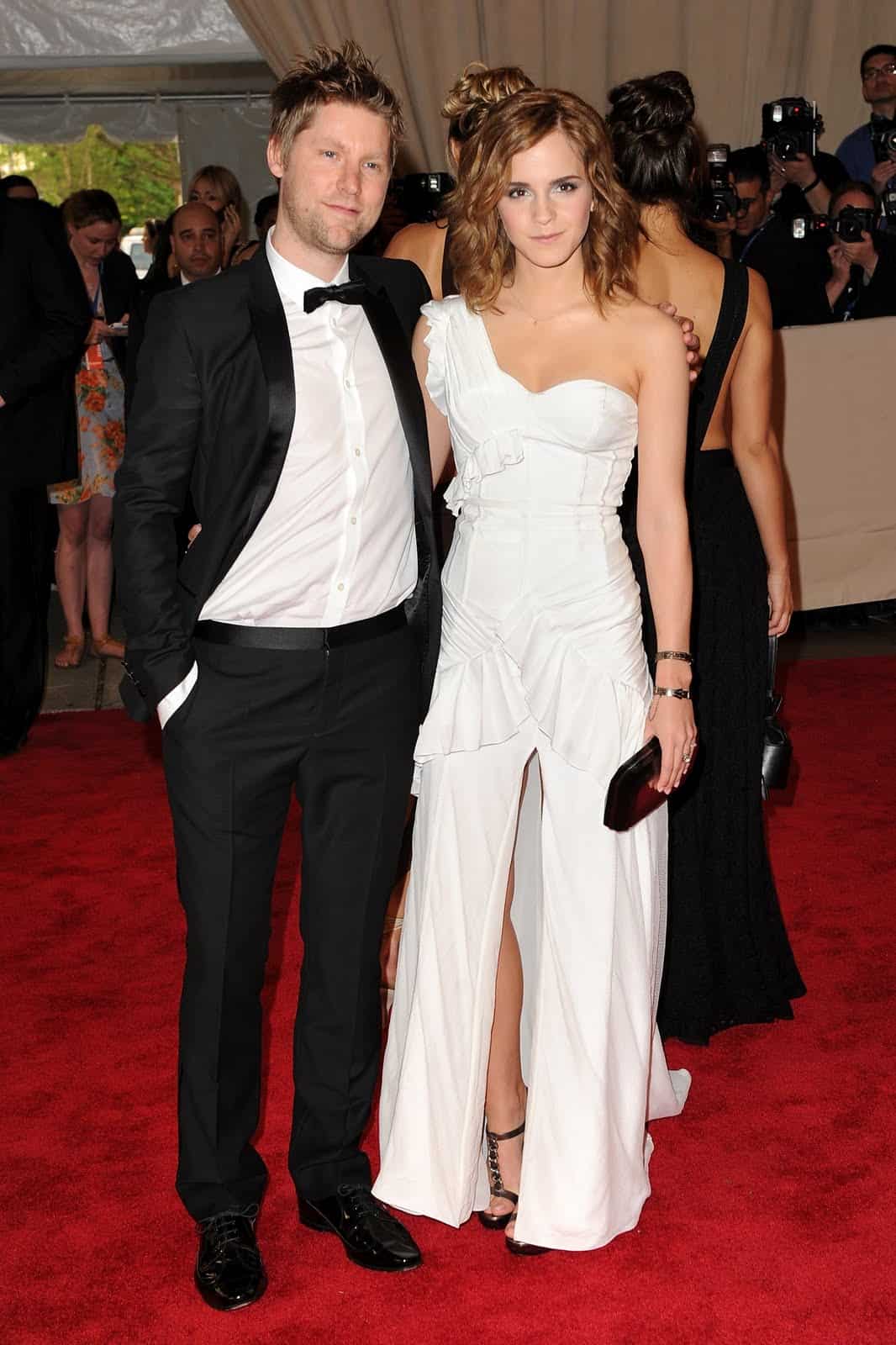 Emma Watson Wore a Stunning White One Shoulder Dress at the Met Gala in NY