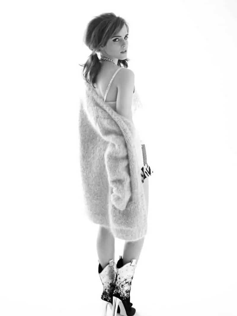 Emma Watson Shared Black and White Photos from her New Photoshoot