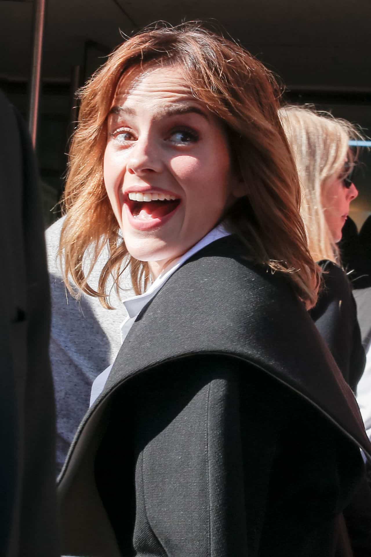 Emma Watson Looks Chic at Schiaparelli Haute Couture Fall/Winter 22/23 Show