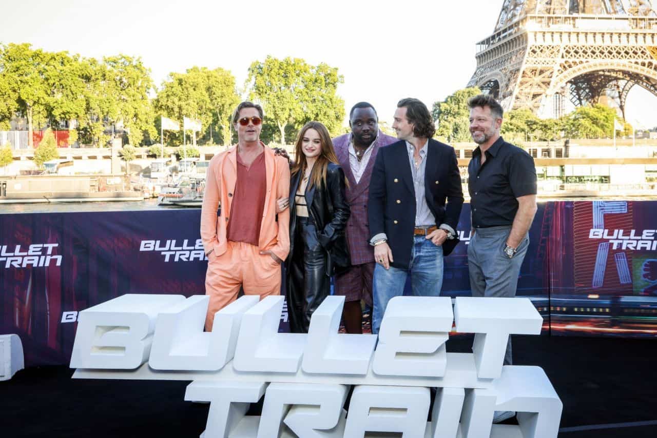 Joey King Wows in Cut-Out Bra Top at the "Bullet Train" Photocall in Paris