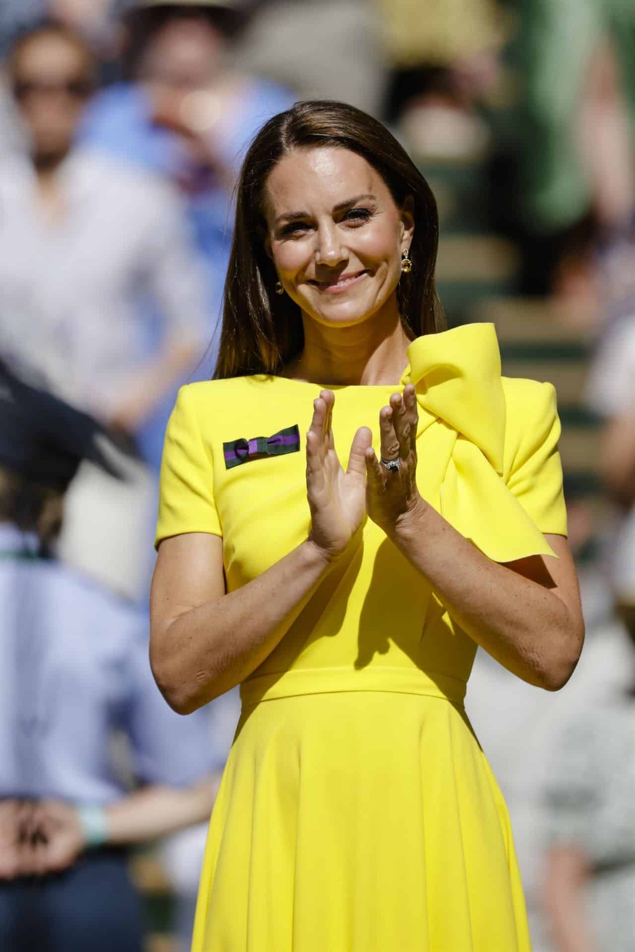 Kate Middleton Looks Amazing in Yellow Dress at the Wimbledon Women’s Final