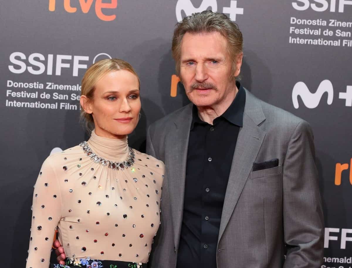 Diane Kruger and Liam Neeson at the Marlowe Premiere at the San Sebastian Film Festival