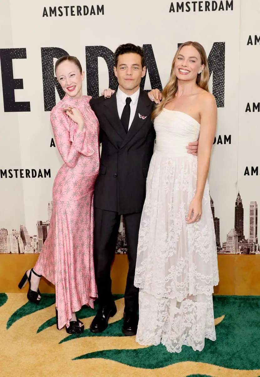 Margot Robbie Wore a Sheer Chanel Dress at the Amsterdam Premiere in NYC