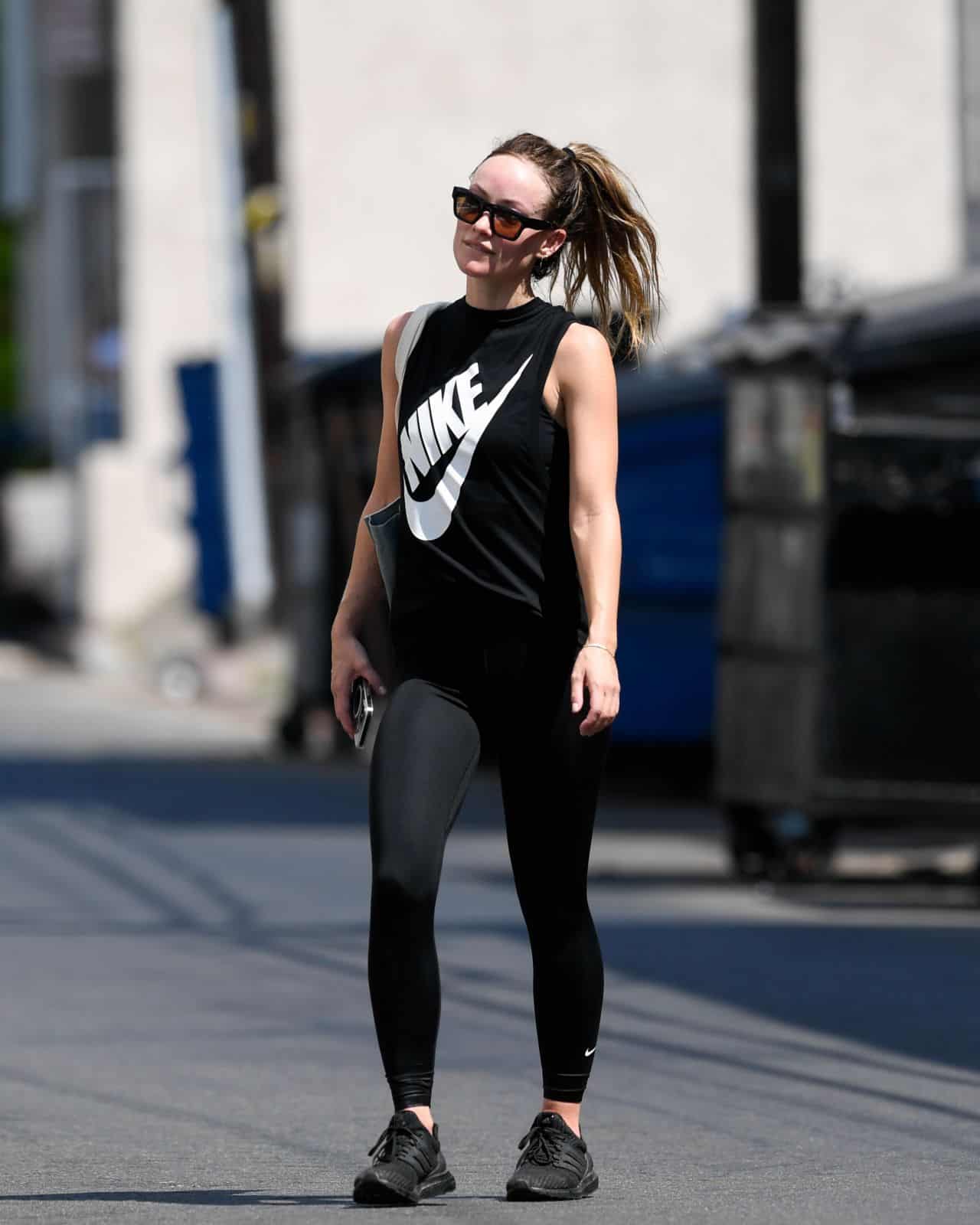 Olivia Wilde Rocked a Casual Sporty Look while Running Some Errands in LA