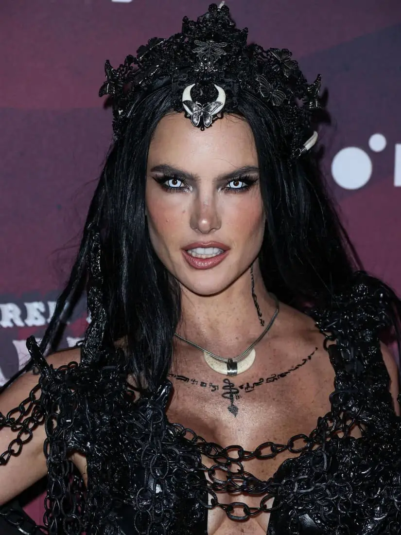 Alessandra Ambrosio Wore a Daring Corset and Thong at a 2022 Halloween Party