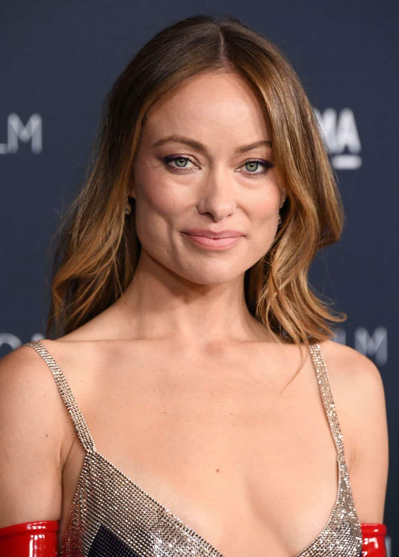 Olivia Wilde Dazzles in a Striking Sequin Dress at the 2022 LACMA