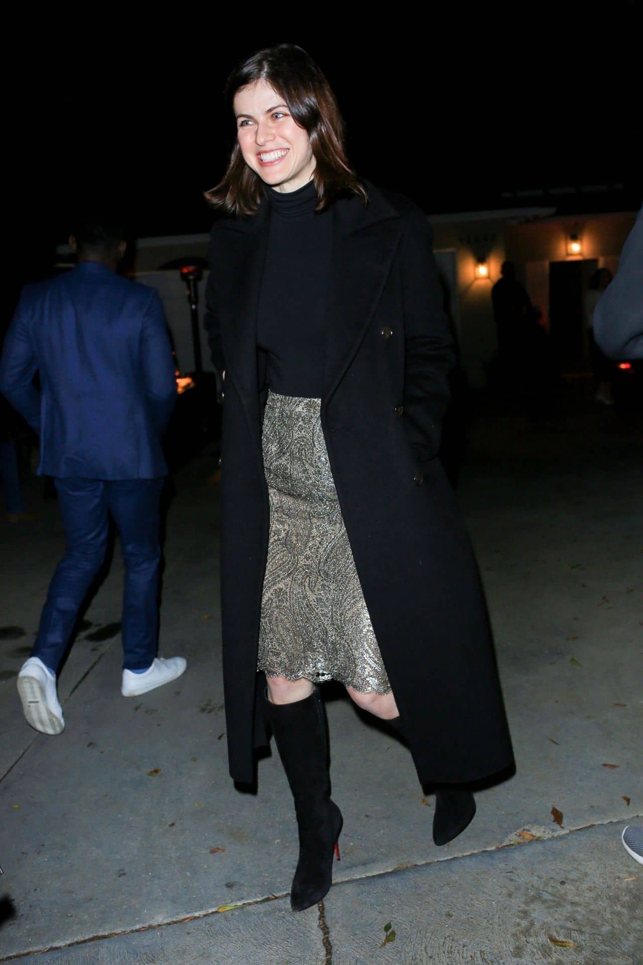 Alexandra Daddario Steals the Show at Jennifer Klein's Holiday Party