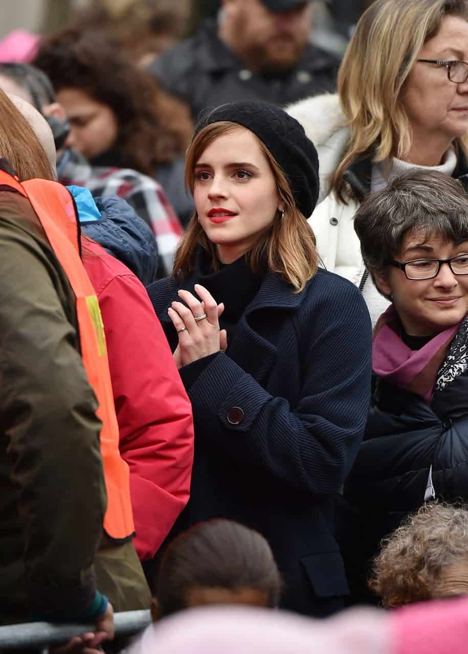 Emma Watson Attended the Women’s March Against Trump in Washington, D.C