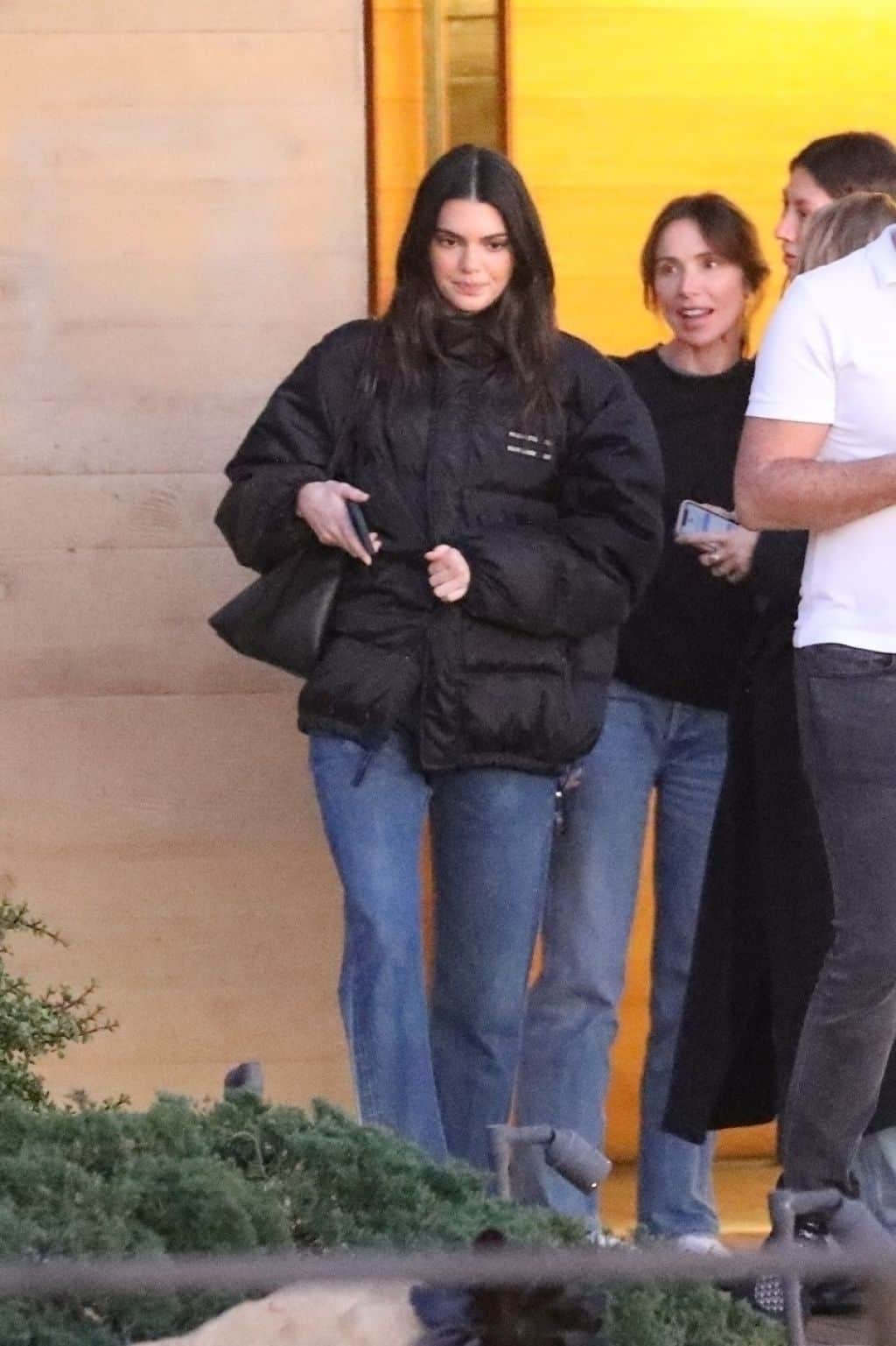 Kendall Jenner Steps Out in Malibu in a Cozy Black Puffer Jacket