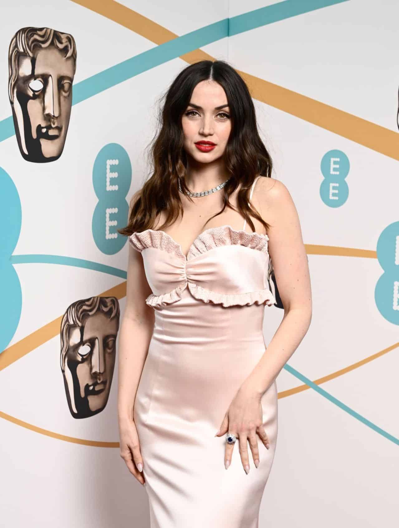 Ana de Armas on the Red Carpet at the EE BAFTA Film Awards 2023 in London