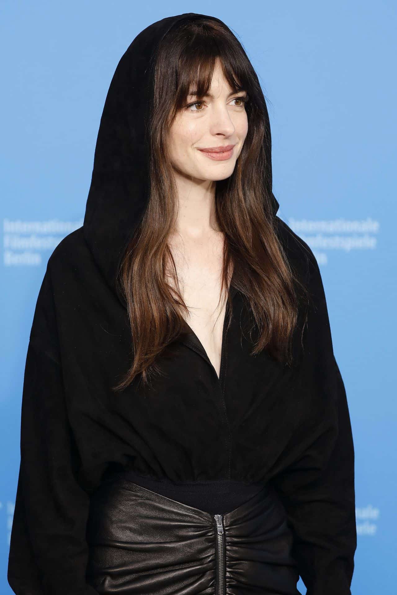 Anne Hathaway Posing at "She Came To Me" Photocall at Berlin Film Festival