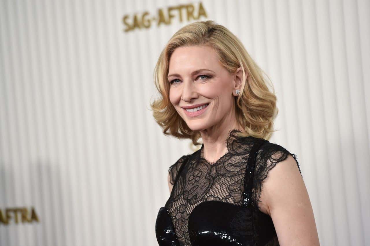 Cate Blanchett Oozes Glamour in an Armani Dress at the 2023 SAG Awards