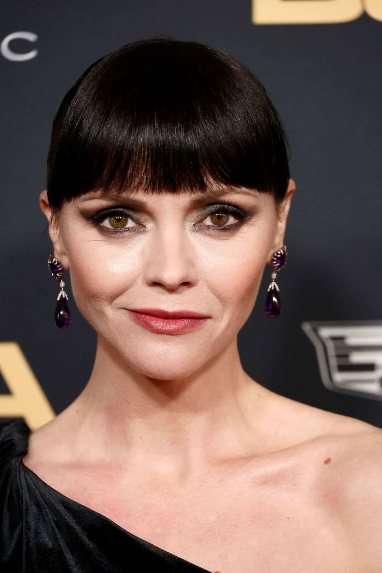 Christina Ricci Posing in a One-Shoulder Dress at the 75th DAG Awards