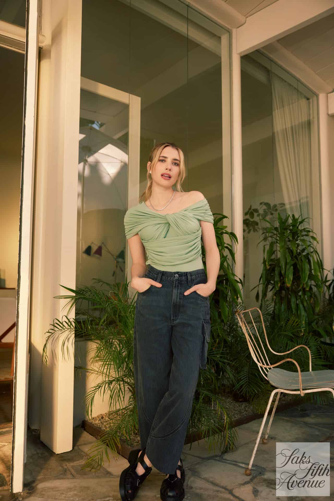Emma Roberts Stars in Saks Fifth Avenue Spring 2023 Campaign