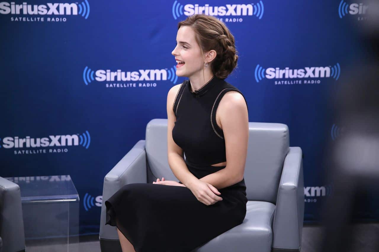 Emma Watson is Effortlessly Chic on SiriusXM with Anthony Breznican
