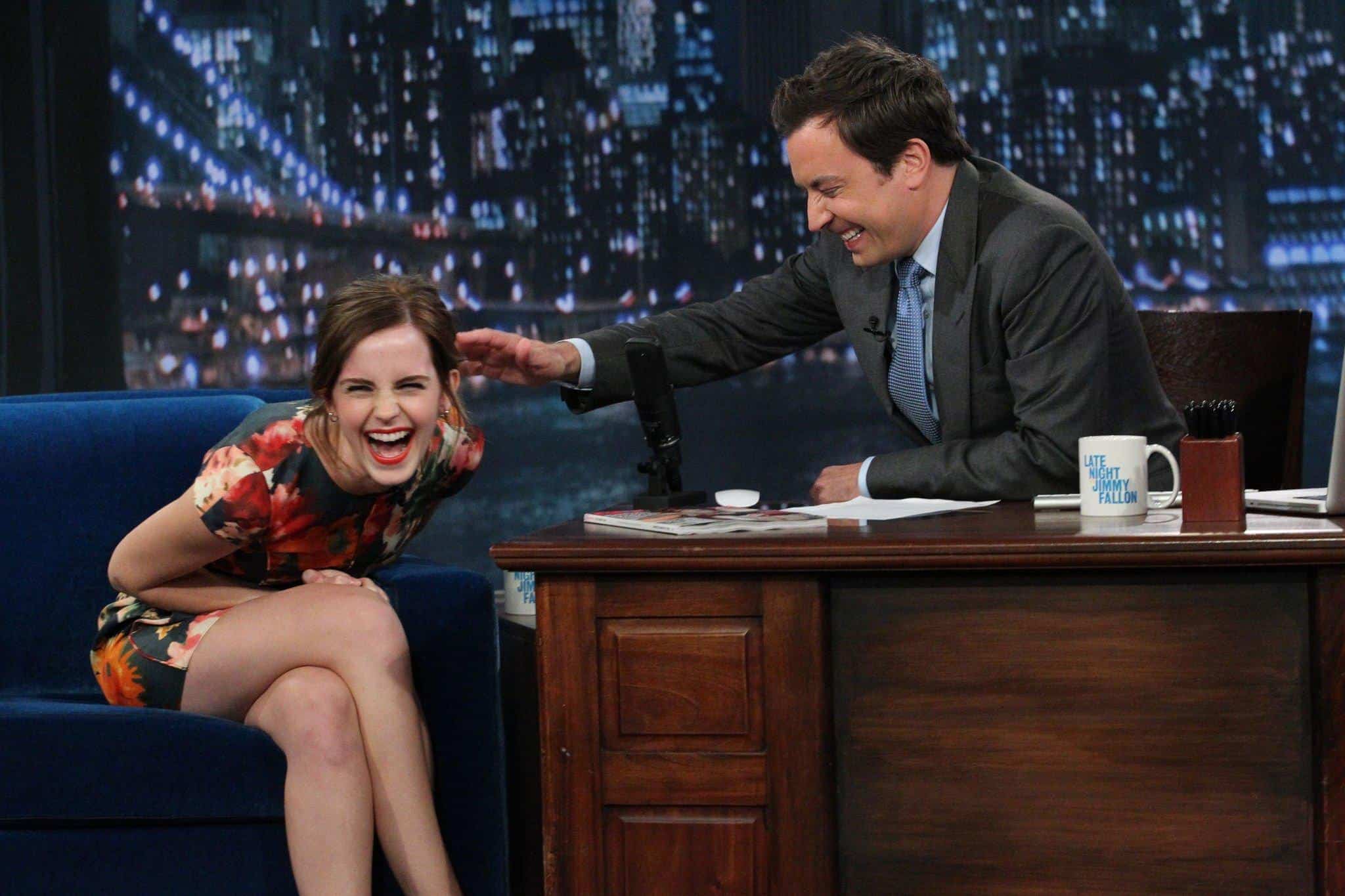 Emma Watson is Effortlessly Chic on The Tonight Show With Jimmy Fallon