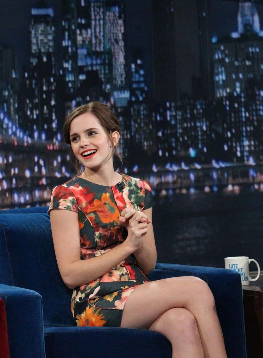 Emma Watson is Effortlessly Chic on The Tonight Show With Jimmy Fallon