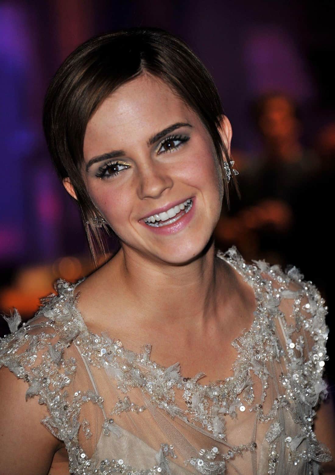 Emma Watson Shines in Elie Saab Dress at Harry Potter 7 Part 2 Afterparty
