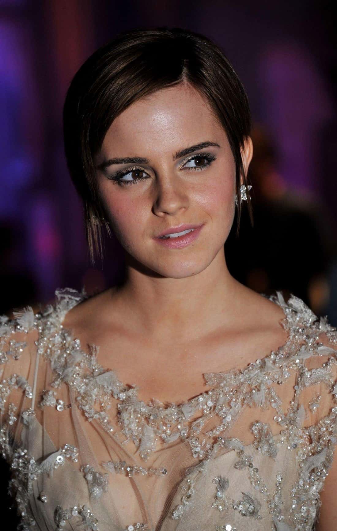 Emma Watson Shines in Elie Saab Dress at Harry Potter 7 Part 2 Afterparty