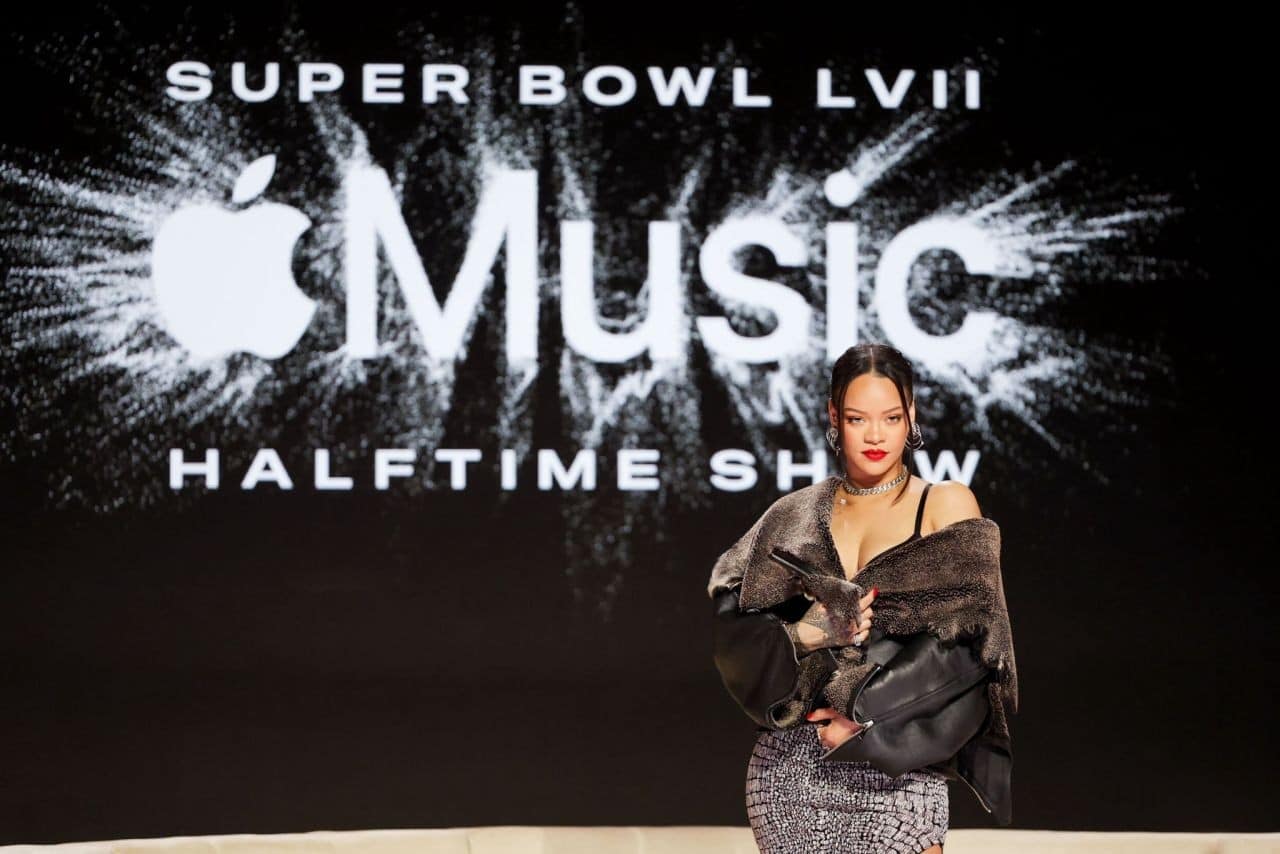 Rihanna Stuns at Super Bowl Halftime Show Press Conference in Phoenix