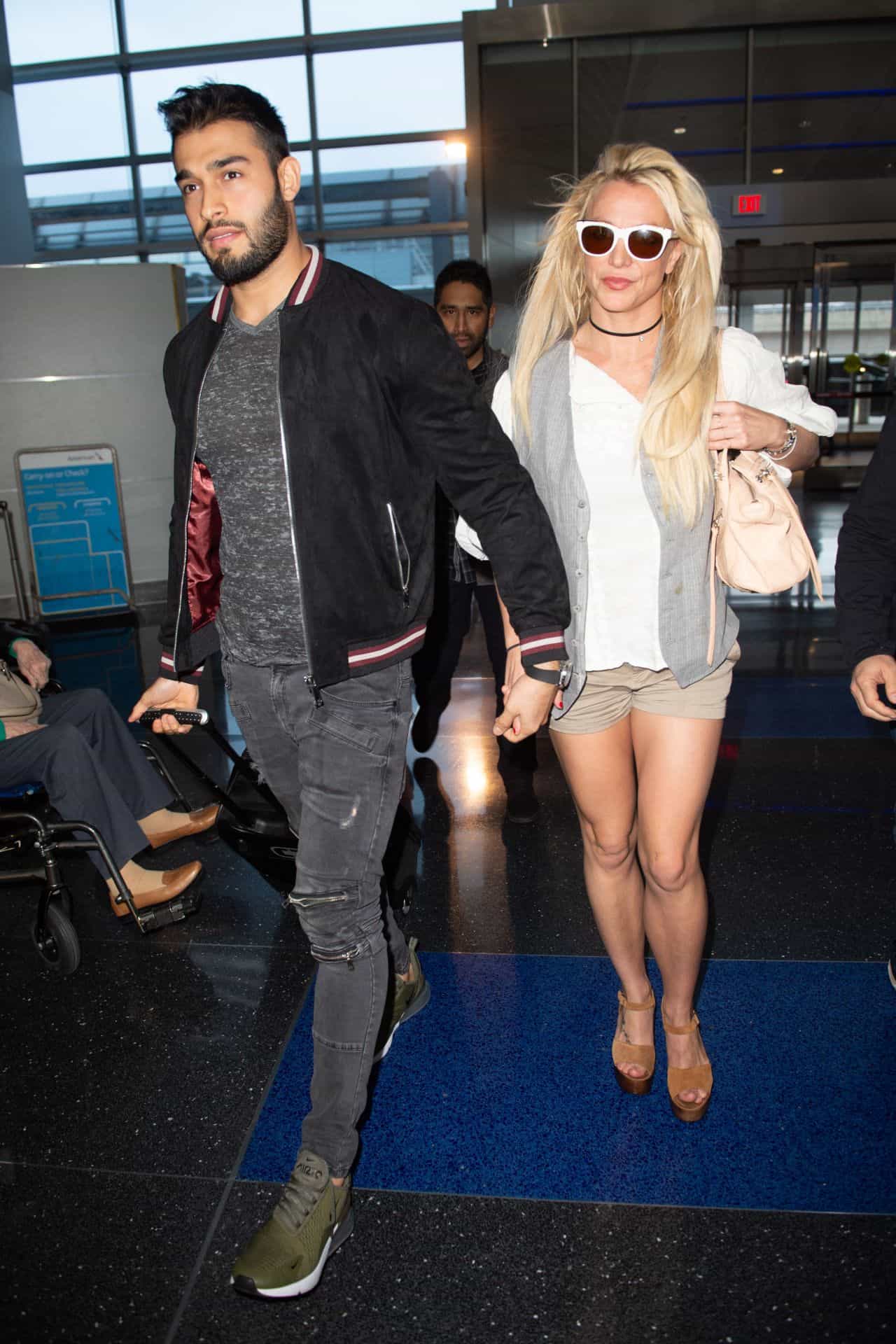 Britney Spears and Husband Sam Asghari Jet Off on a Romantic Getaway