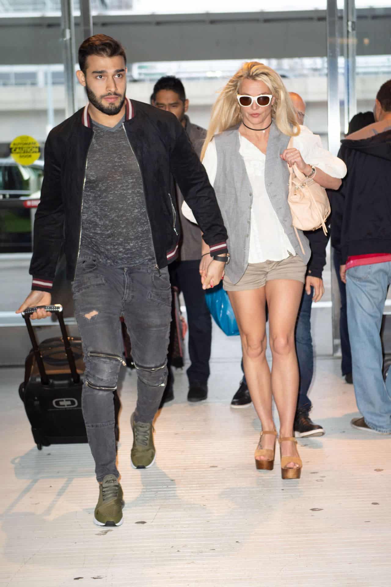 Britney Spears and Husband Sam Asghari Jet Off on a Romantic Getaway