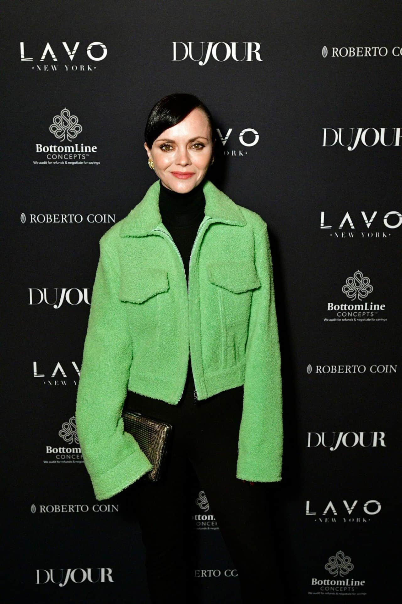 Christina Ricci Shines at Her “DuJour” Spring 2023 Cover Party