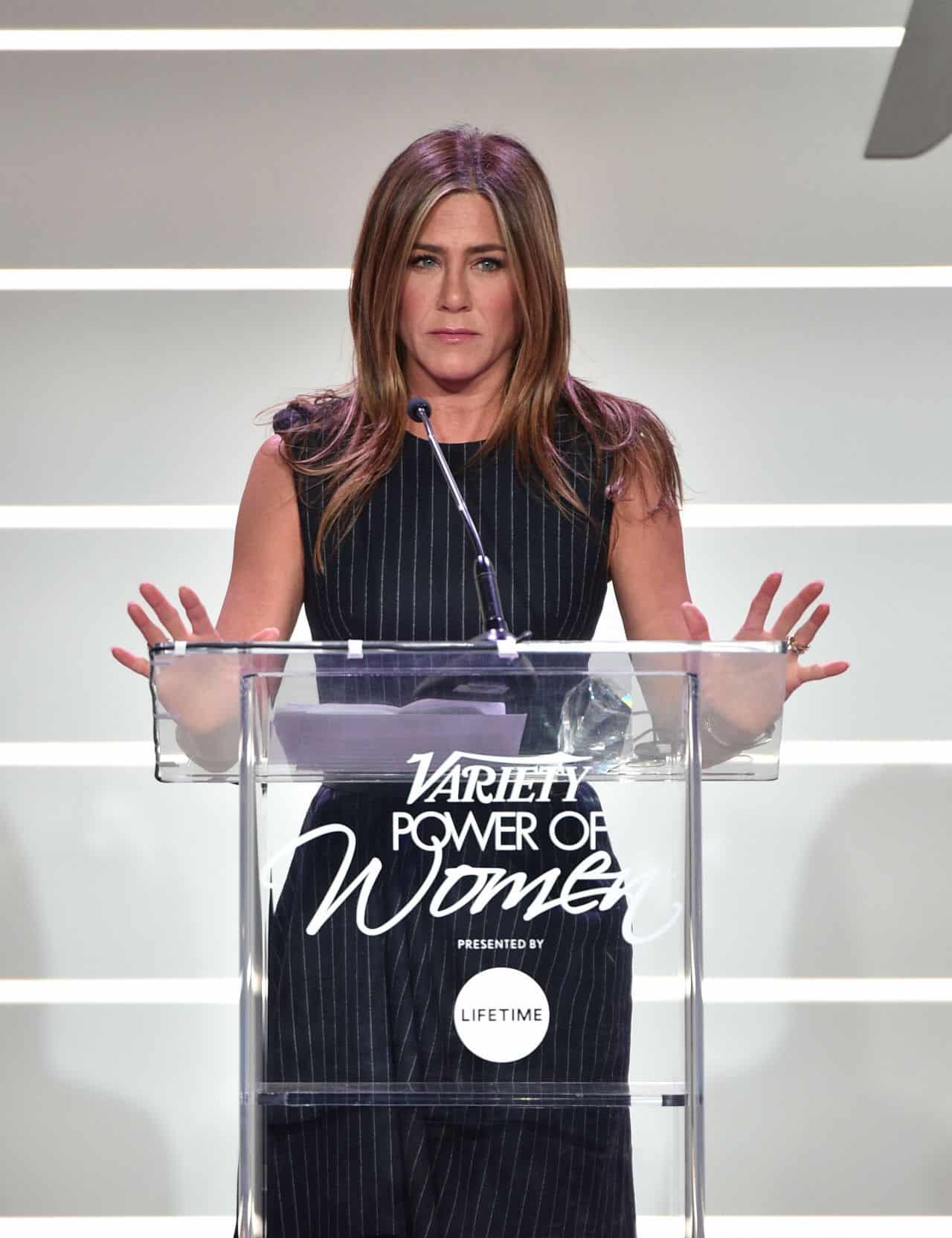 Jennifer Aniston Looks Stylish at Variety's Power of Women Luncheon