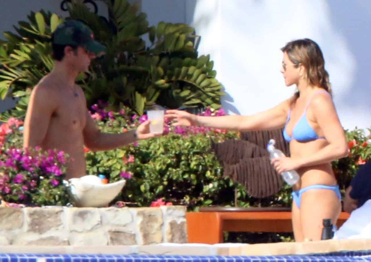 Jennifer Aniston Rocks a Blue Bikini on Vacation in Los Cabos