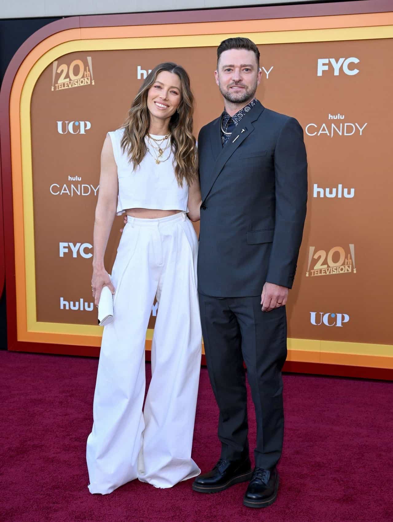 Jessica Biel Looks Mesmerizing in All-White at "Candy" FYC Event