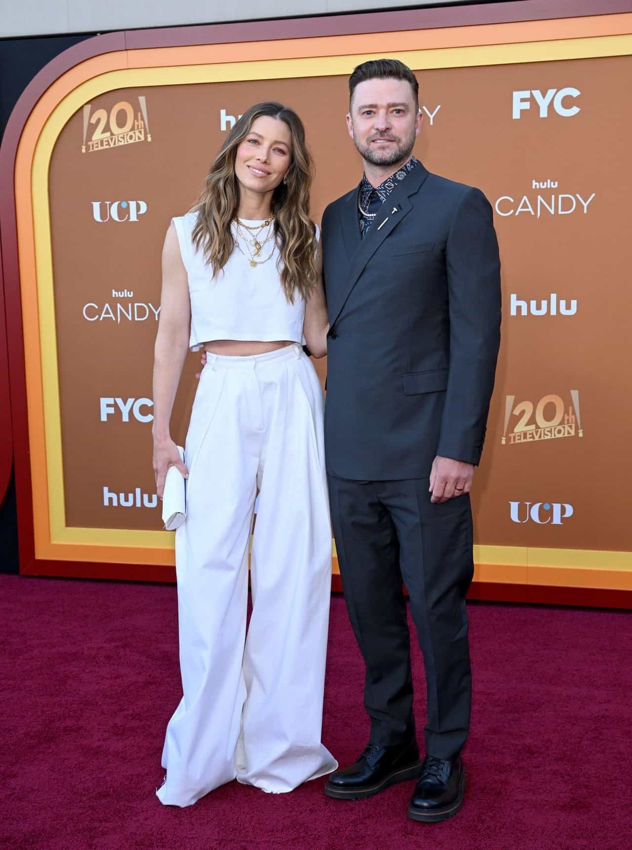 Jessica Biel Looks Mesmerizing in All-White at "Candy" FYC Event