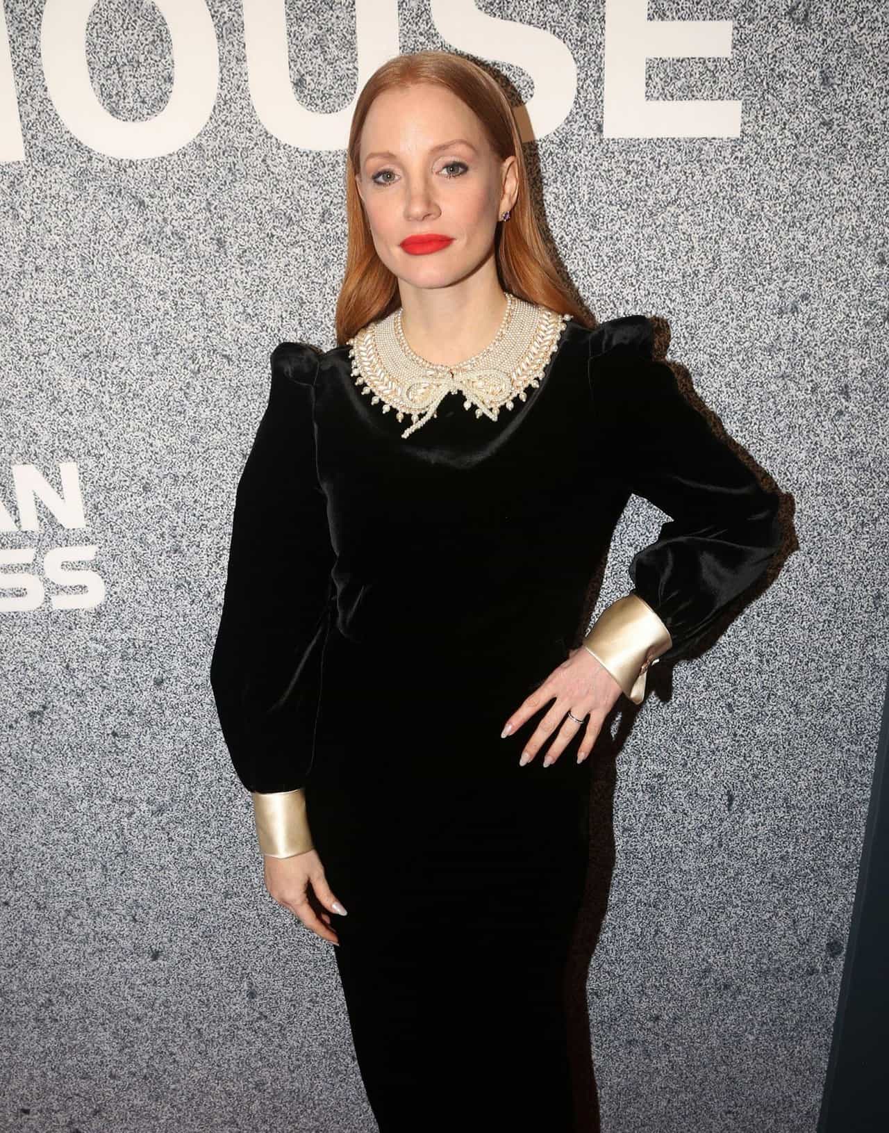 Jessica Chastain at the Broadway Opening Night of A Doll’s House