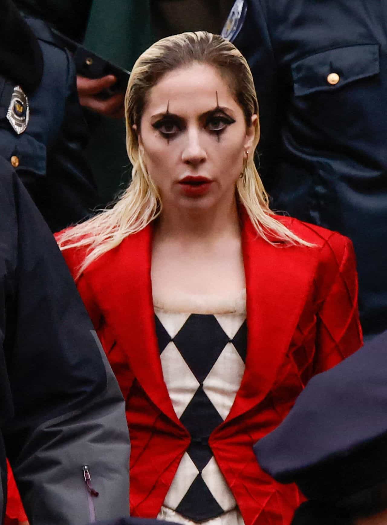 Lady Gaga Appeared on the Set of "The Joker 2" at City Hall in NY