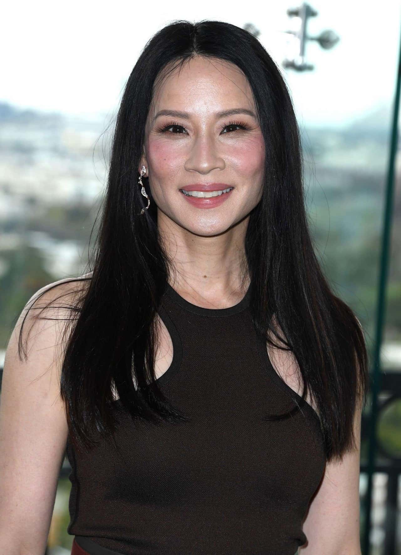 Lucy Liu Looks Chic at "Shazam! Fury of the Gods" Photocall