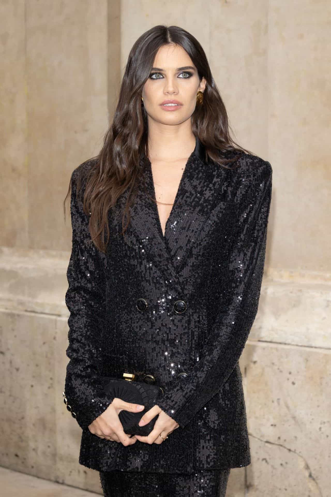 Sara Sampaio Dazzles at the 2023 Elie Saab Show at Paris Fashion Week