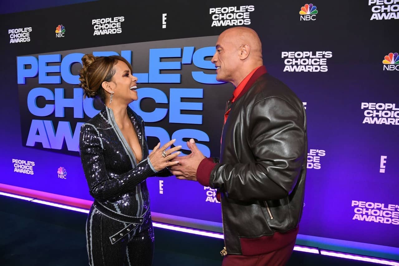 Halle Berry Shines in a Sequin Catsuit at the People's Choice Awards 2021