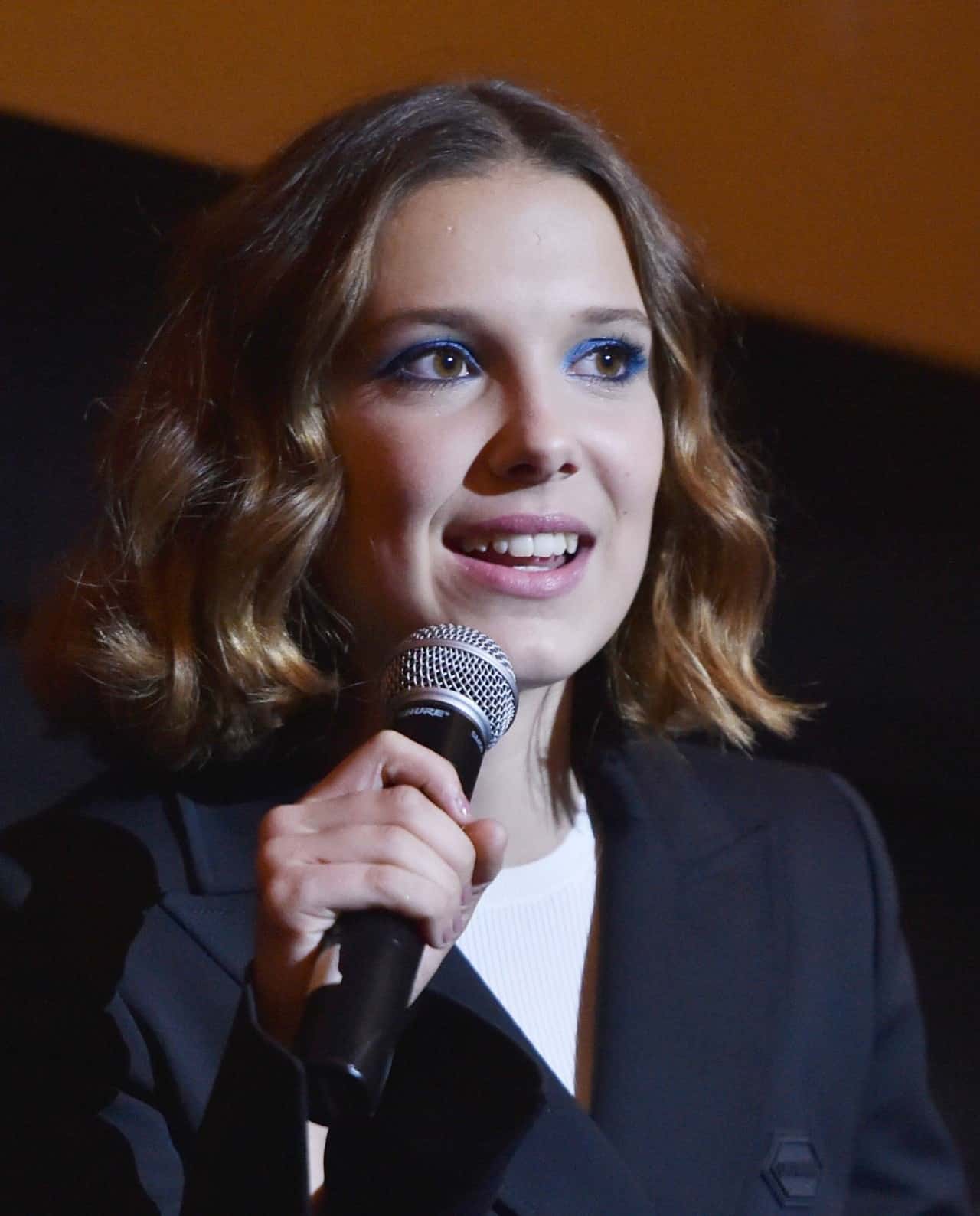 Millie Bobby Brown Wears a Blazer Dress at "Stranger Things" Event