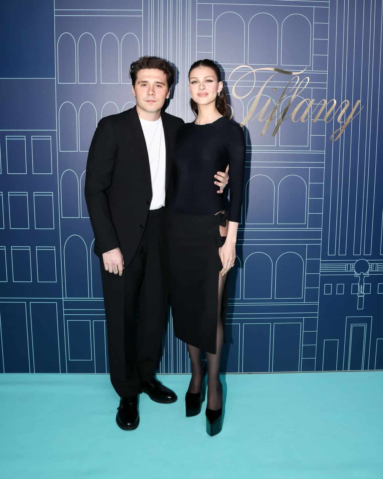 Nicola Peltz in Black Dress at Tiffany & Co.'s Flagship Store Re-Opening