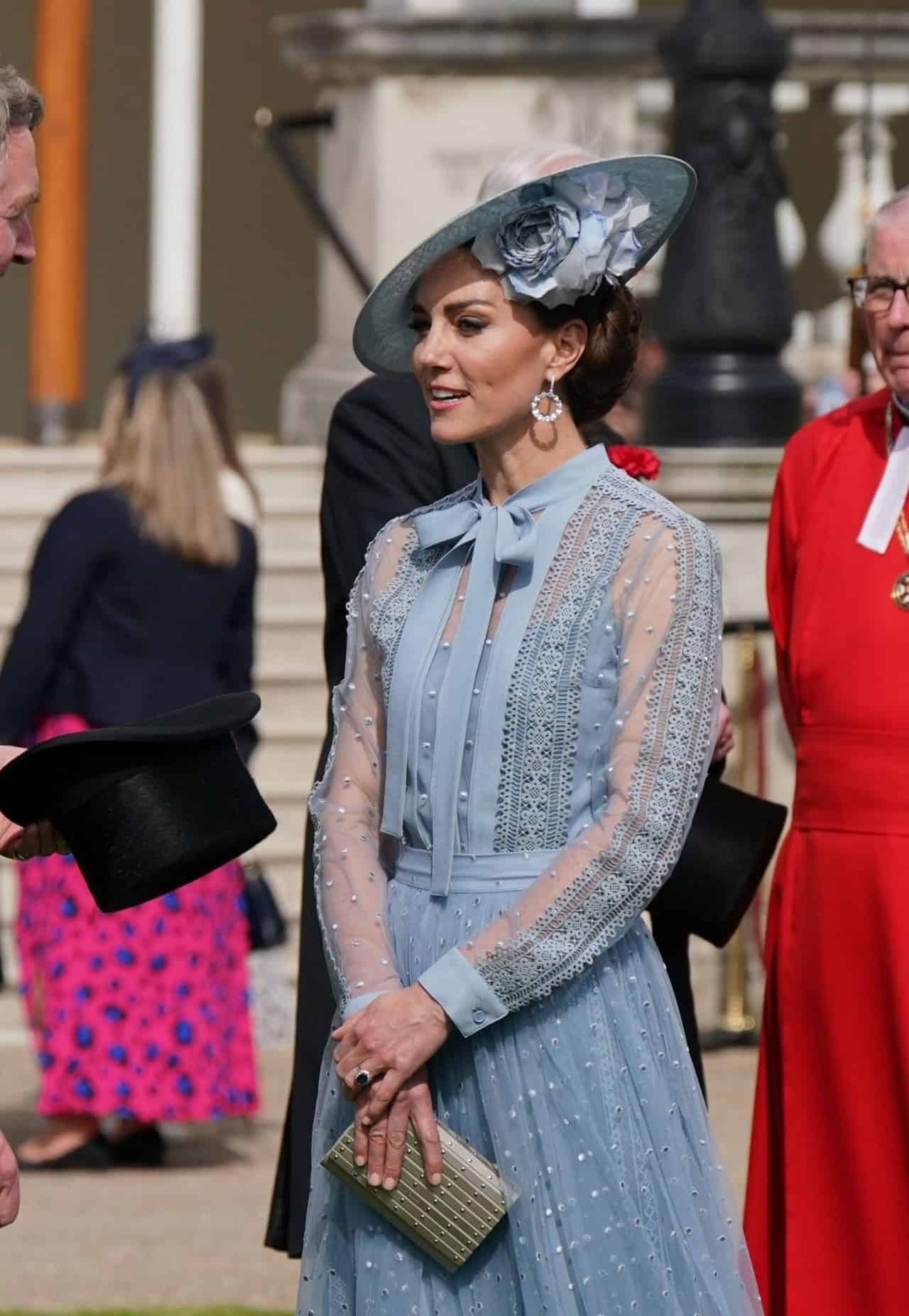 Kate Middleton in Elie Saab Dress at King Charles III’s Garden Party