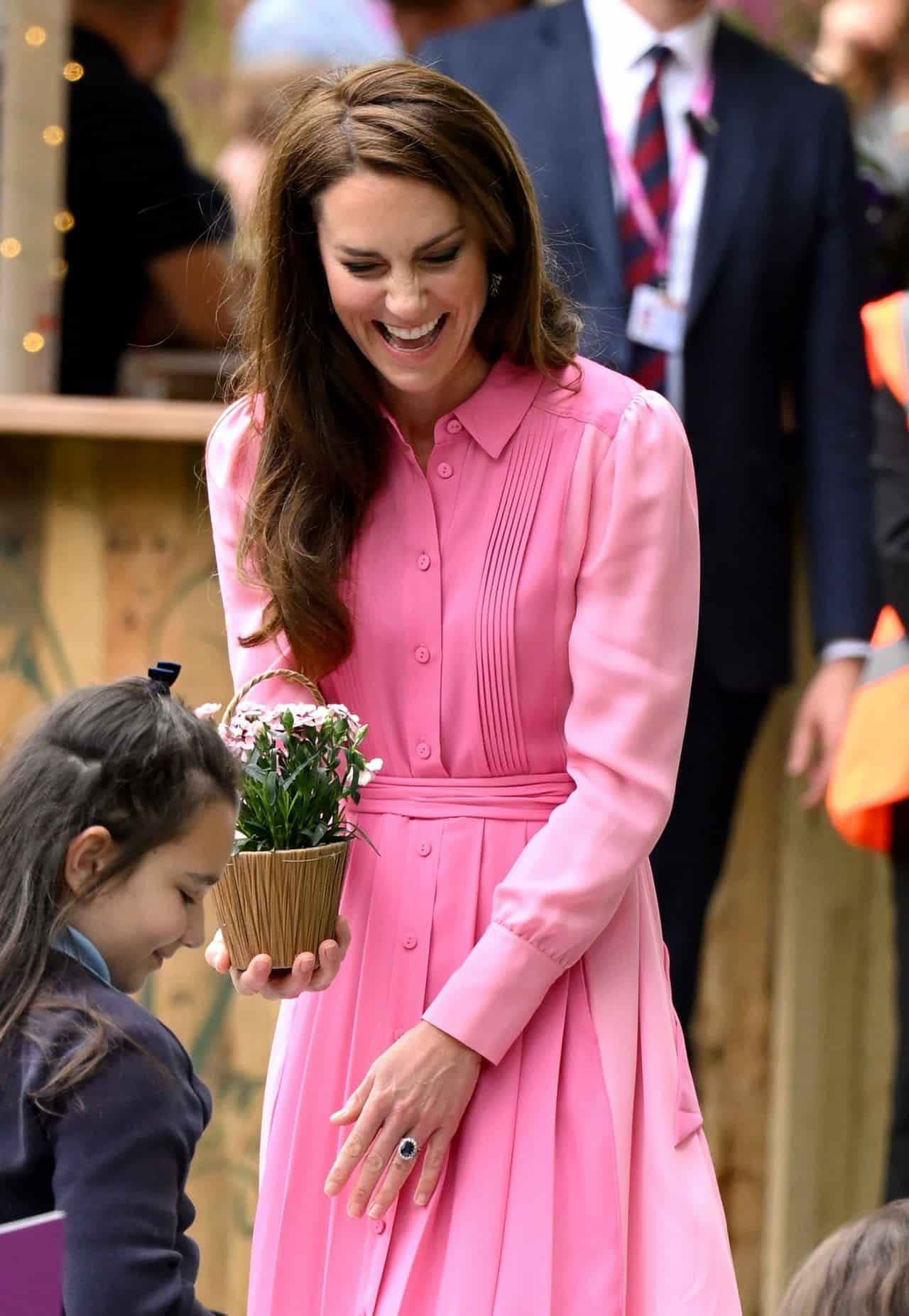 Kate Middleton Looks Stunning in Pink Dress at Chelsea Flower Show 2023