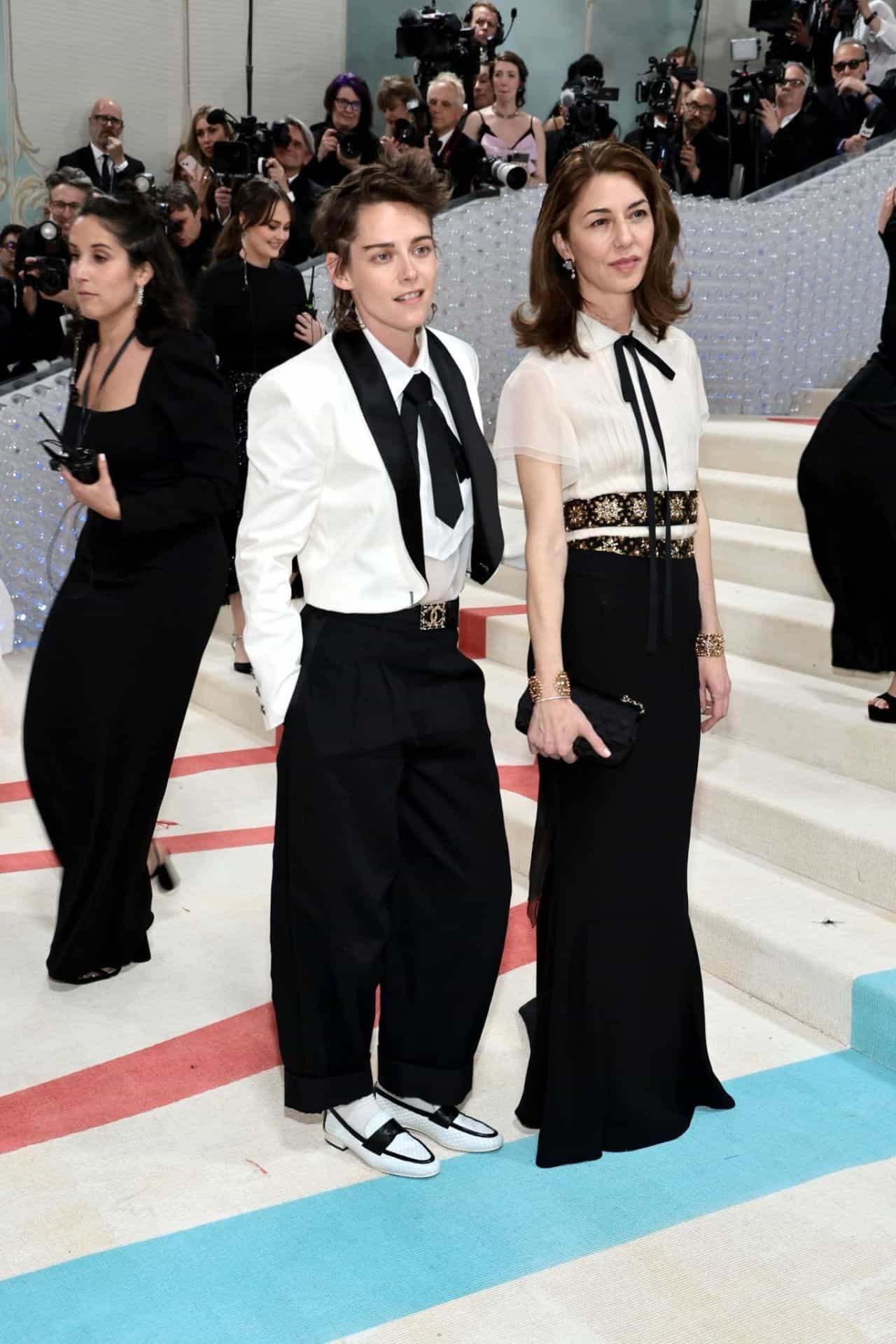 Kristen Stewart Looks Chic at Met Gala Red Carpet 2023 in a Chanel Blazer