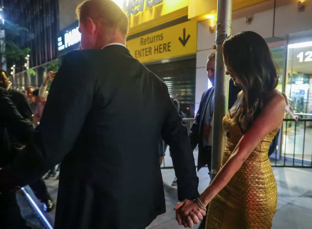 Meghan Markle Dazzles in Gold Dress at the 2023 Women of Vision Awards